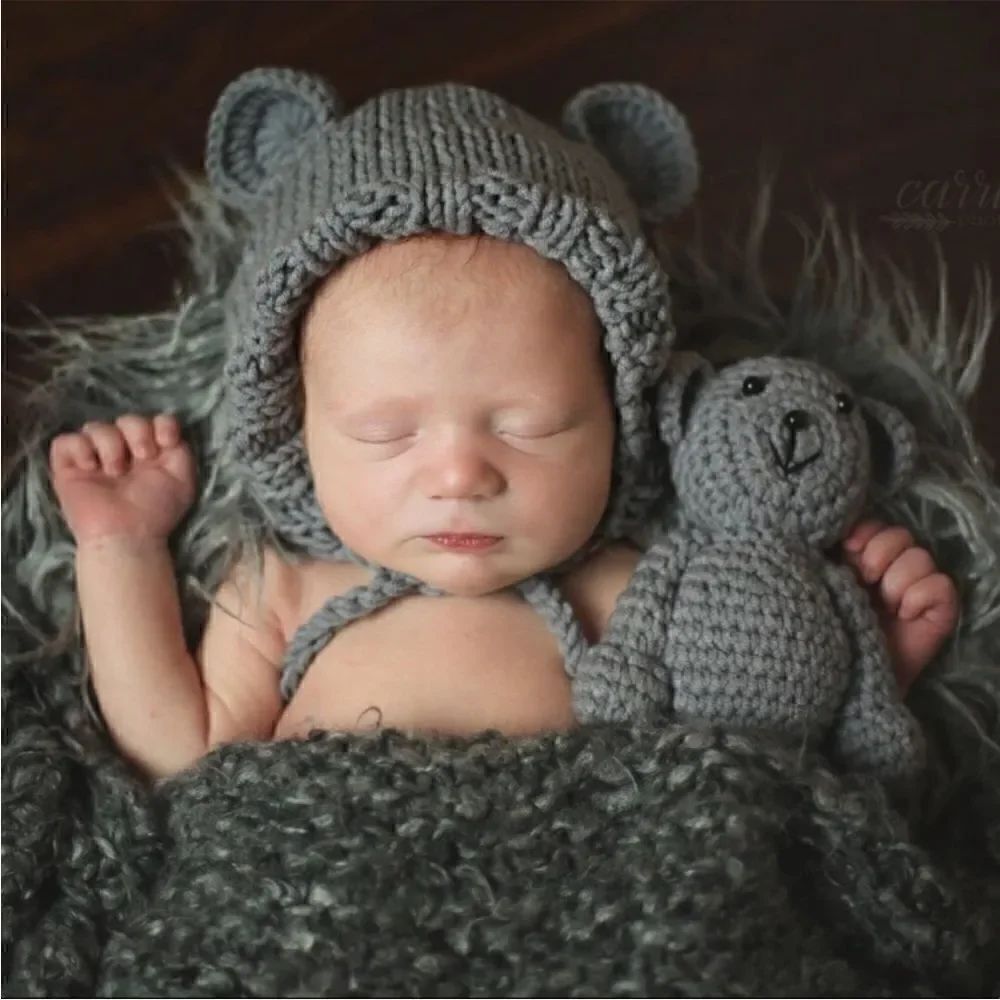 NEW 🐻 Beanie With Bear 🎀 - Picture 3 of 6
